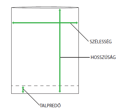 talpredős bopp reklámtáska
